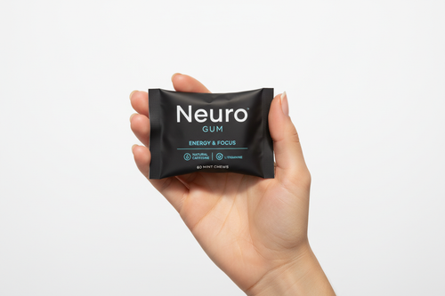 Hand holding Neuro Gum